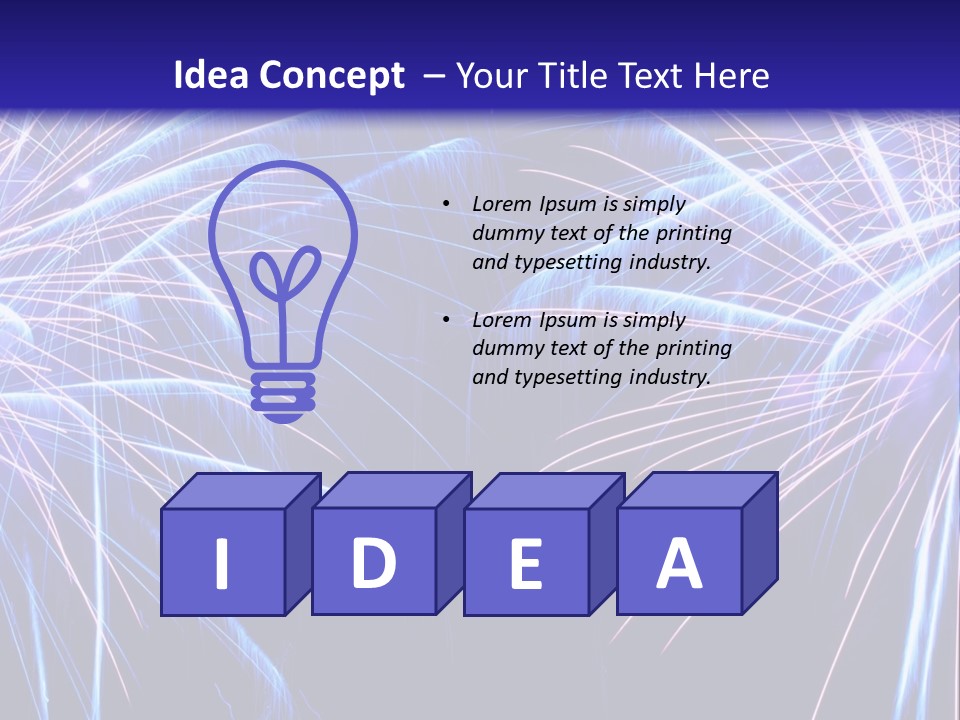 Colorful Purple Sky PowerPoint Template