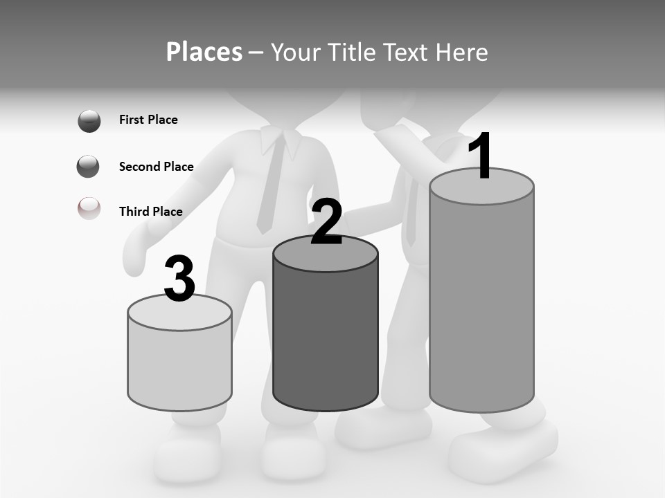 A Couple Of People Standing Next To Each Other PowerPoint Template