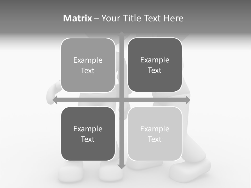 A Couple Of People Standing Next To Each Other PowerPoint Template