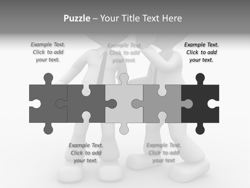 A Couple Of People Standing Next To Each Other PowerPoint Template