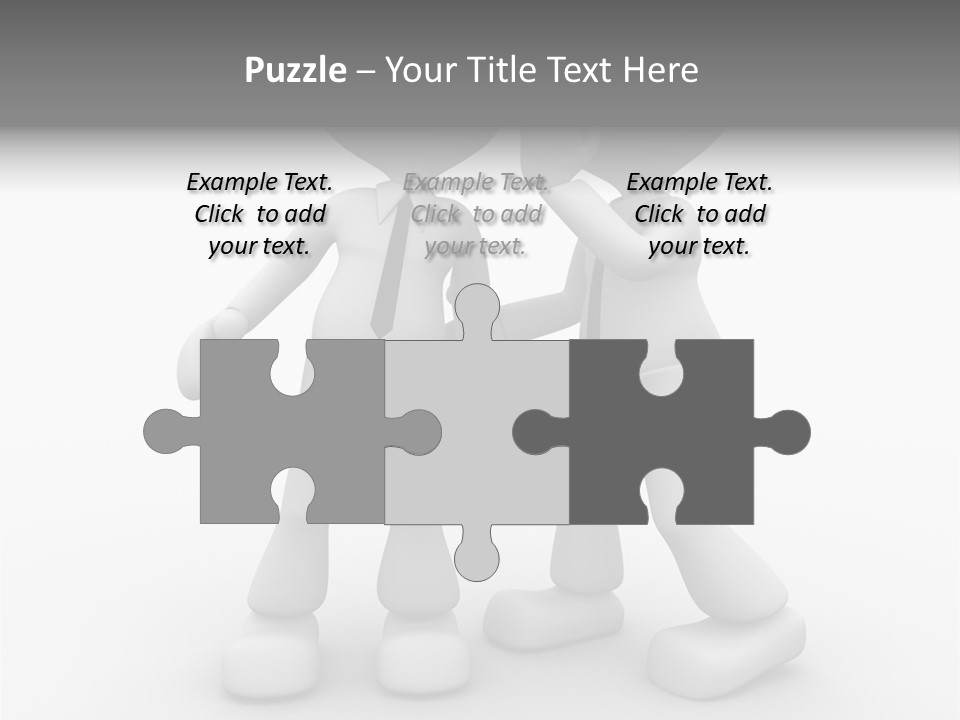 A Couple Of People Standing Next To Each Other PowerPoint Template