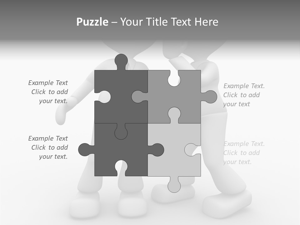 A Couple Of People Standing Next To Each Other PowerPoint Template