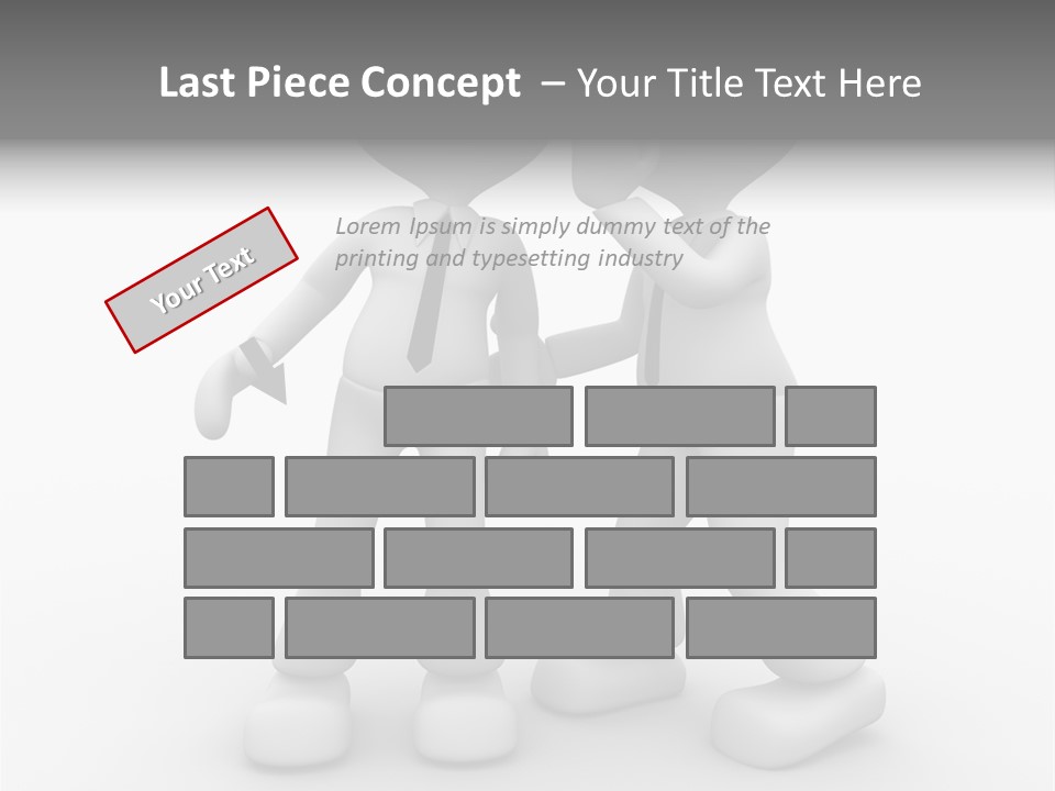 A Couple Of People Standing Next To Each Other PowerPoint Template