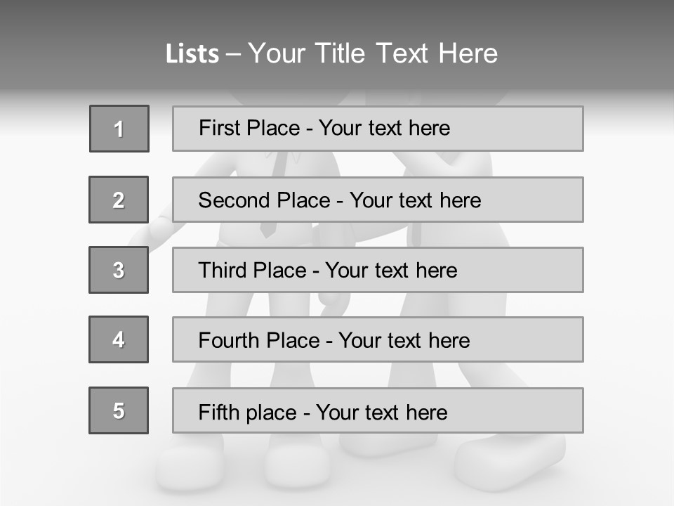 A Couple Of People Standing Next To Each Other PowerPoint Template