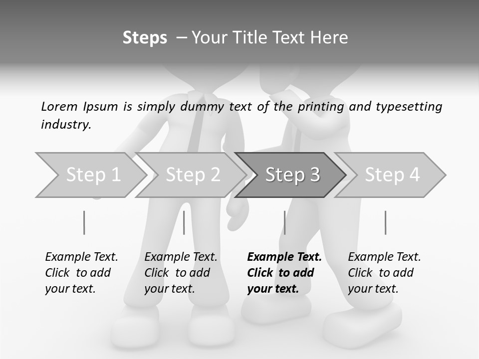 A Couple Of People Standing Next To Each Other PowerPoint Template