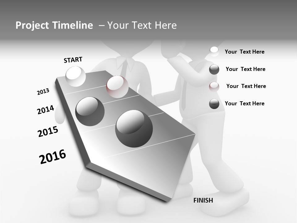 A Couple Of People Standing Next To Each Other PowerPoint Template