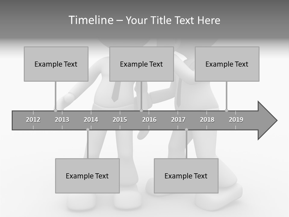 A Couple Of People Standing Next To Each Other PowerPoint Template