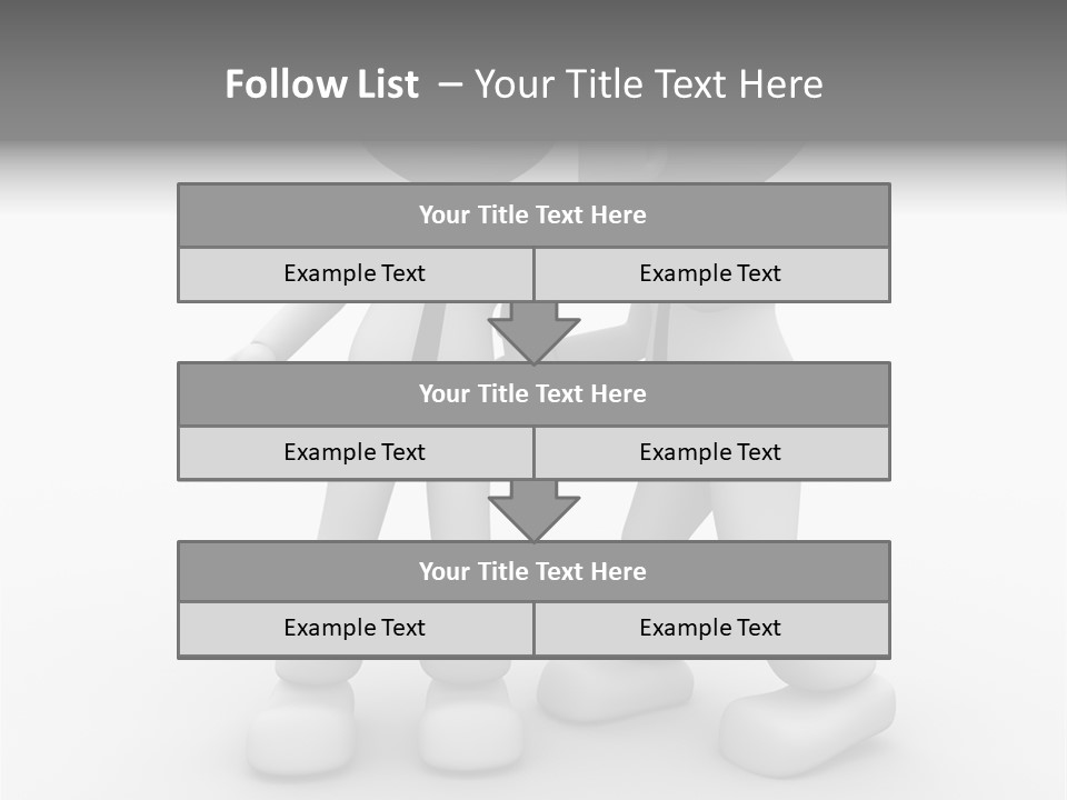 A Couple Of People Standing Next To Each Other PowerPoint Template