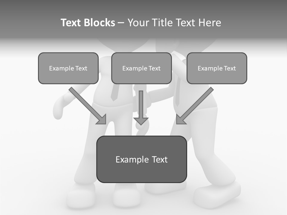 A Couple Of People Standing Next To Each Other PowerPoint Template