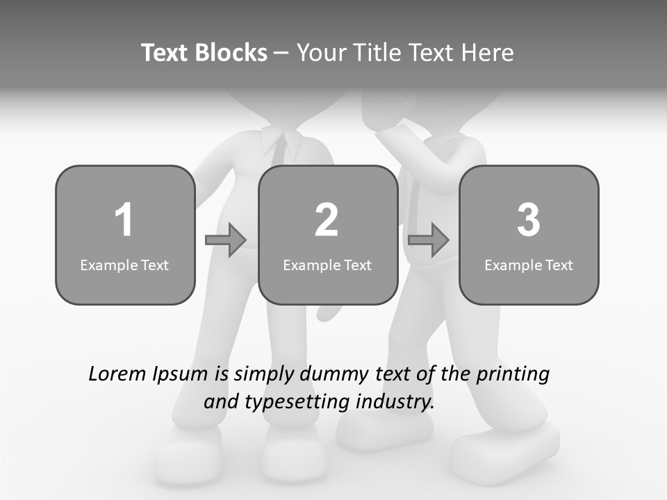 A Couple Of People Standing Next To Each Other PowerPoint Template