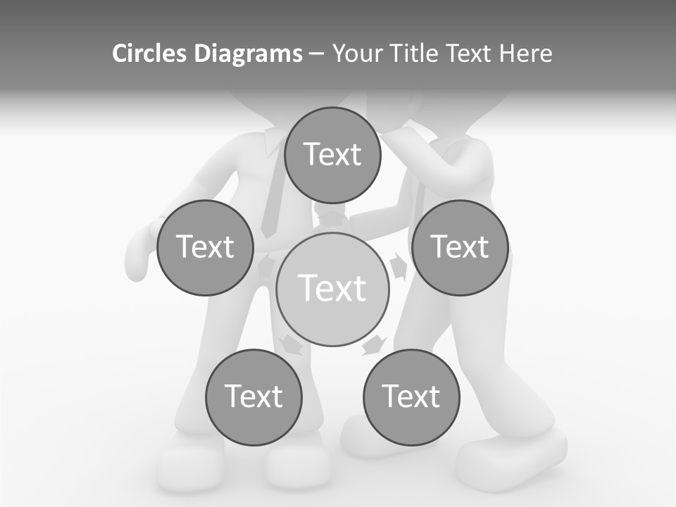 A Couple Of People Standing Next To Each Other PowerPoint Template