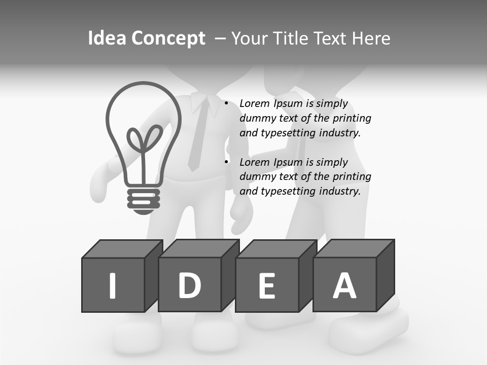 A Couple Of People Standing Next To Each Other PowerPoint Template