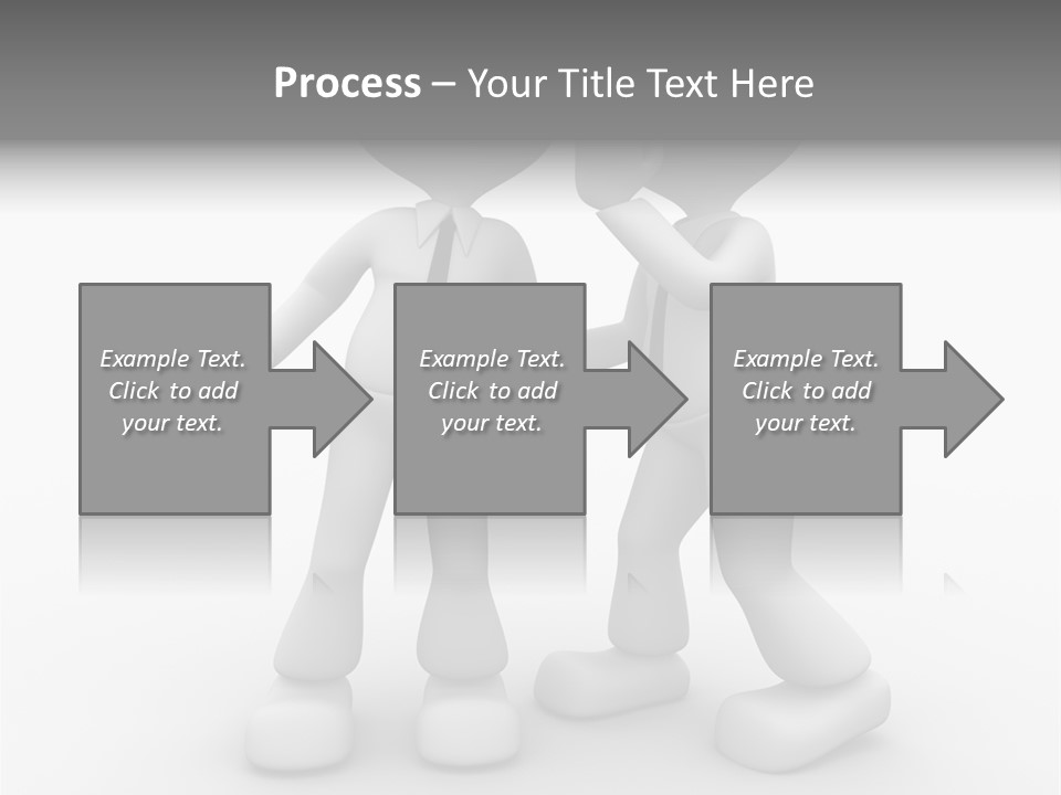 A Couple Of People Standing Next To Each Other PowerPoint Template