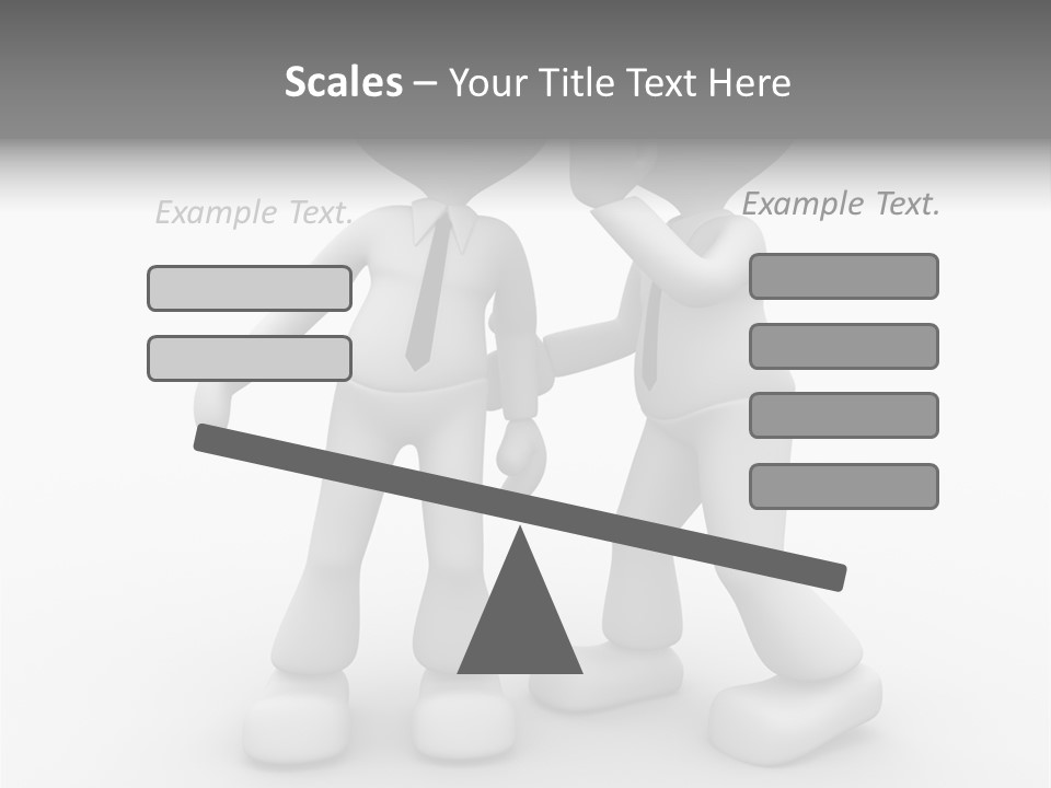 A Couple Of People Standing Next To Each Other PowerPoint Template