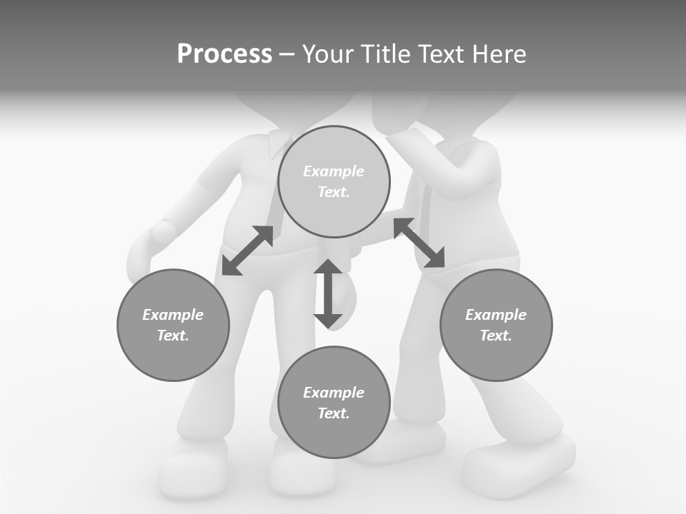 A Couple Of People Standing Next To Each Other PowerPoint Template