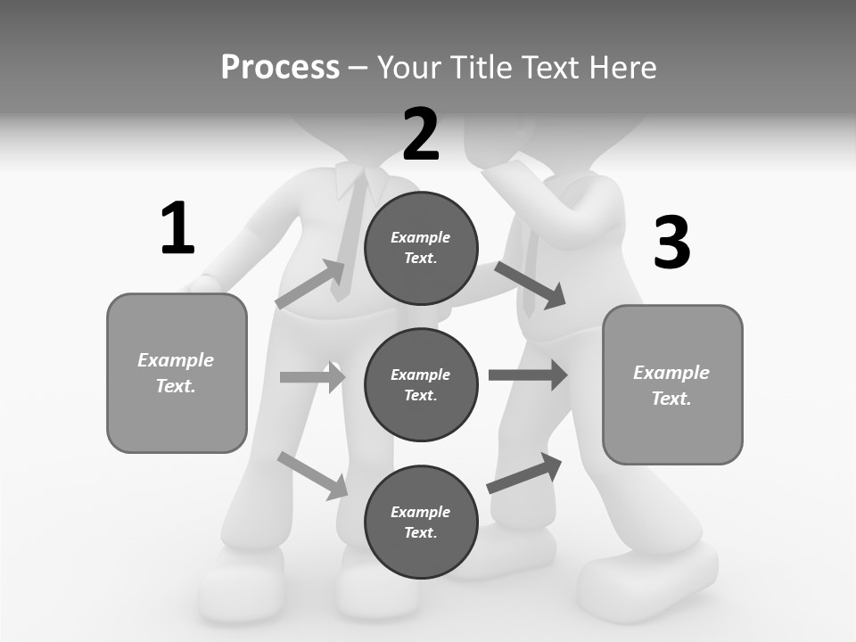 A Couple Of People Standing Next To Each Other PowerPoint Template