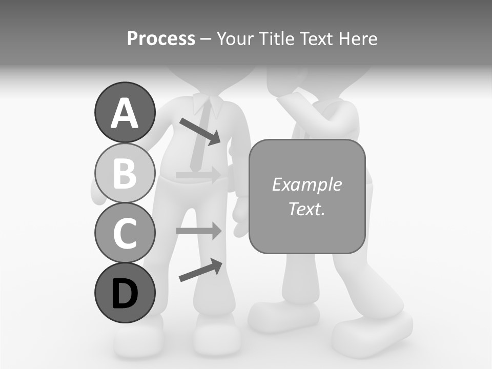 A Couple Of People Standing Next To Each Other PowerPoint Template