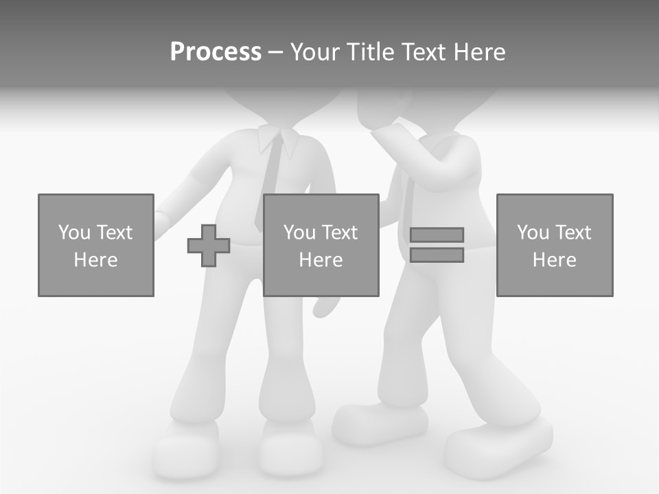 A Couple Of People Standing Next To Each Other PowerPoint Template
