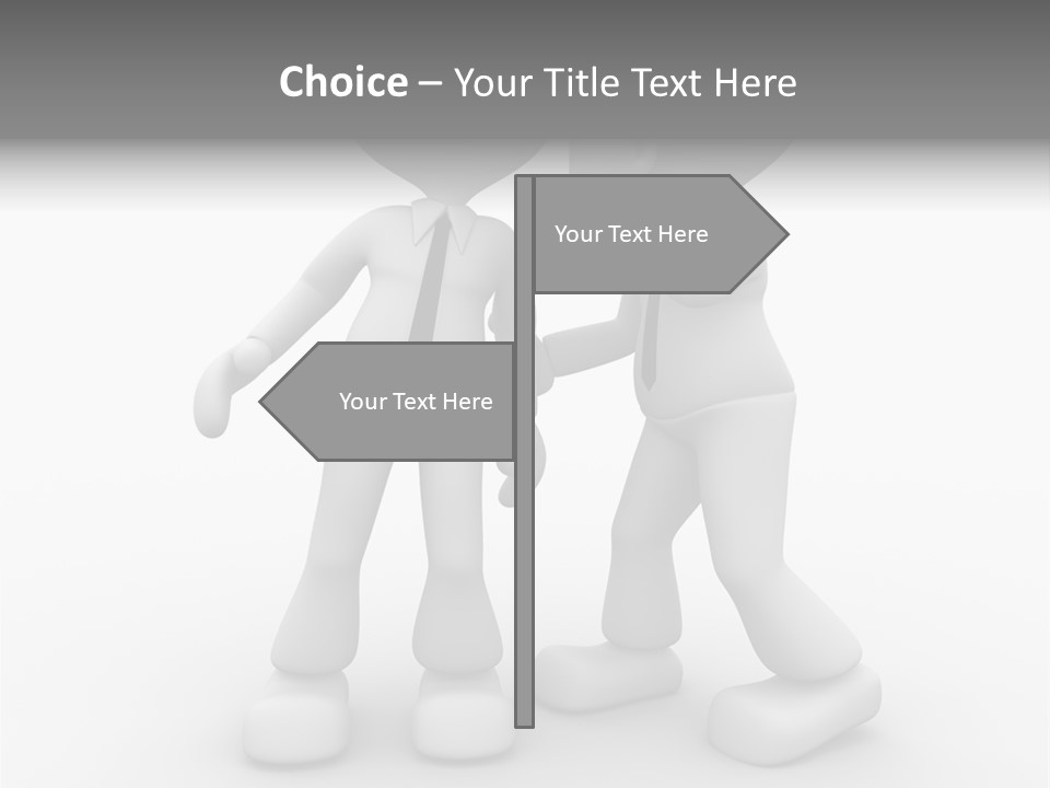 A Couple Of People Standing Next To Each Other PowerPoint Template