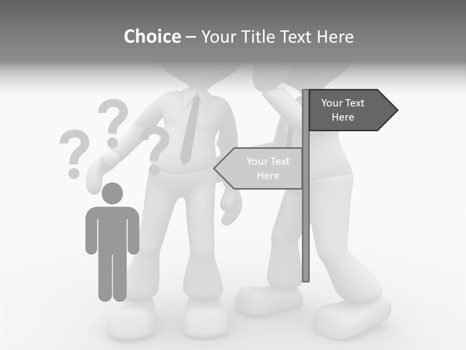 A Couple Of People Standing Next To Each Other PowerPoint Template