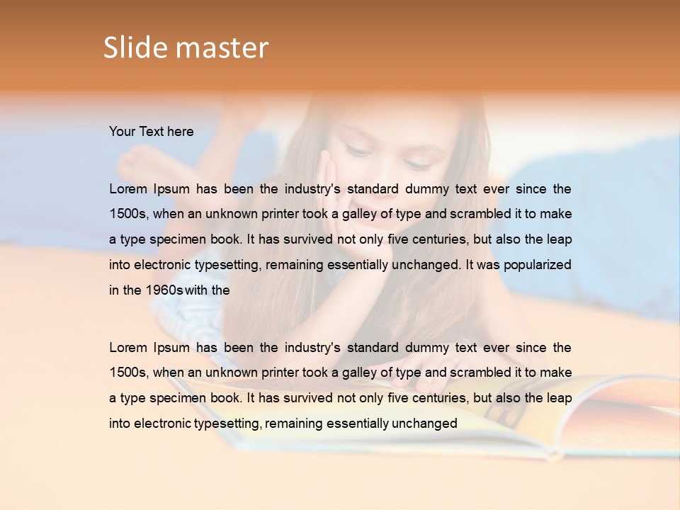 Woman Trend Face PowerPoint Template