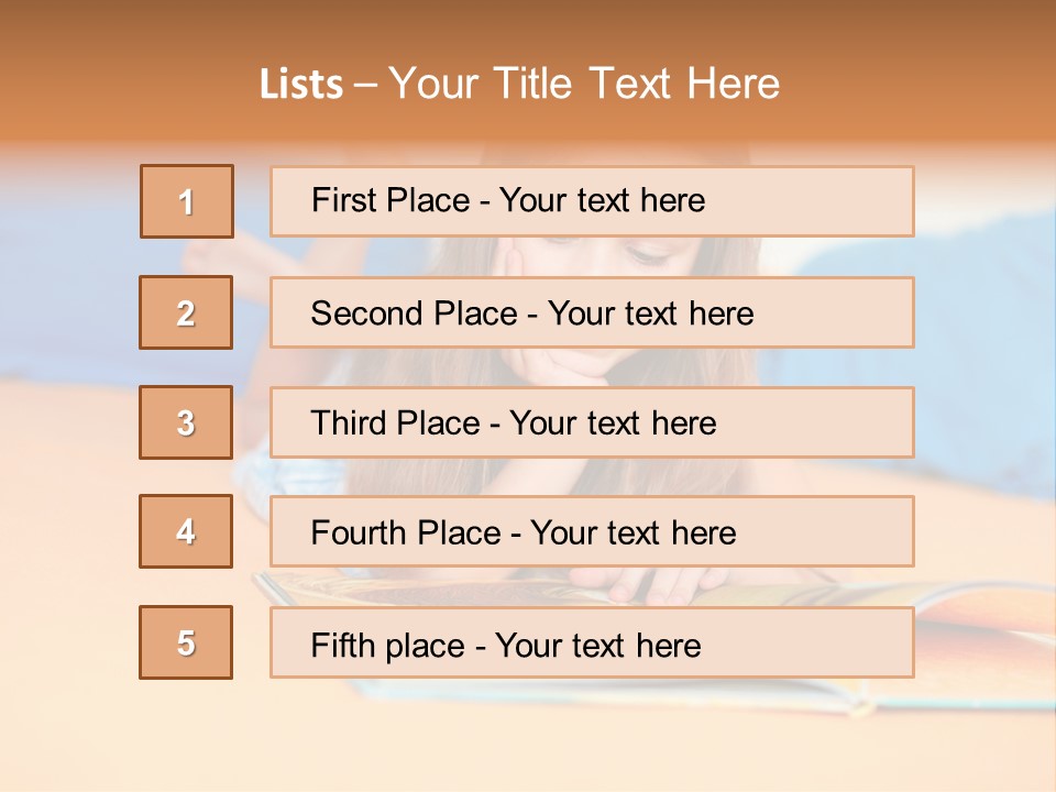 Woman Trend Face PowerPoint Template