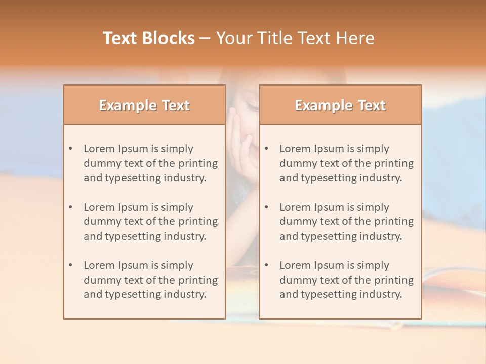 Woman Trend Face PowerPoint Template