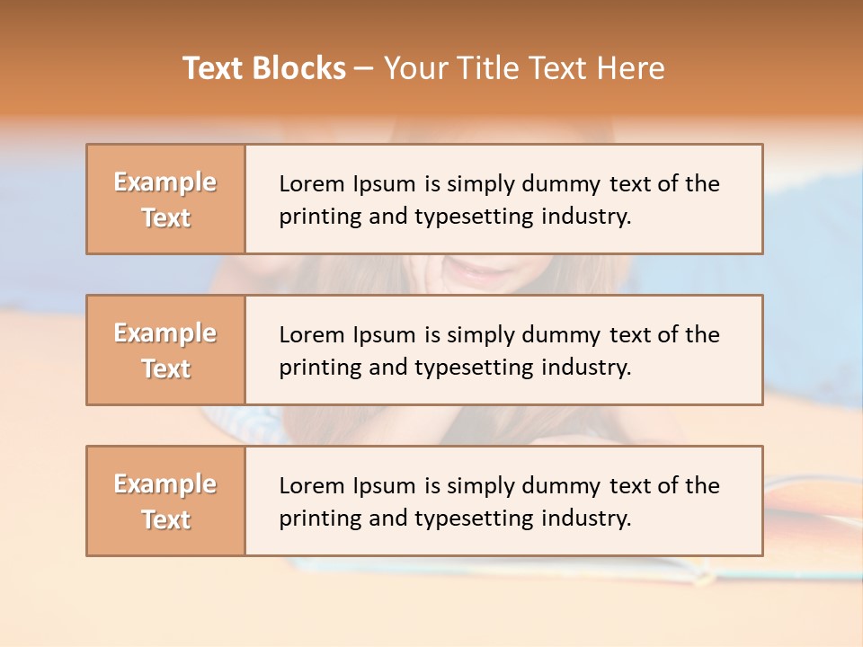 Woman Trend Face PowerPoint Template