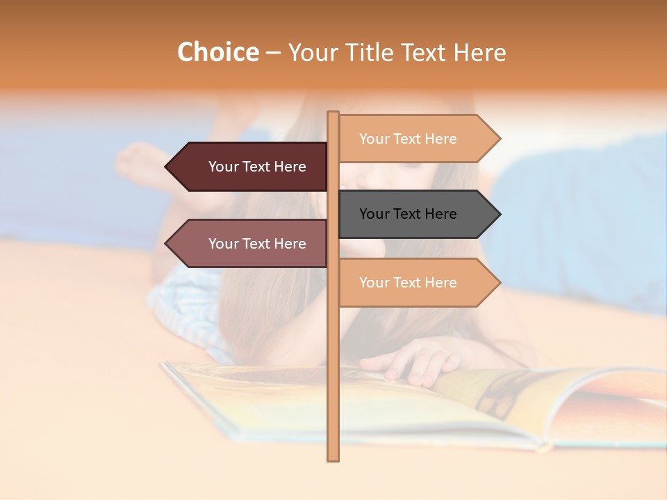 Woman Trend Face PowerPoint Template