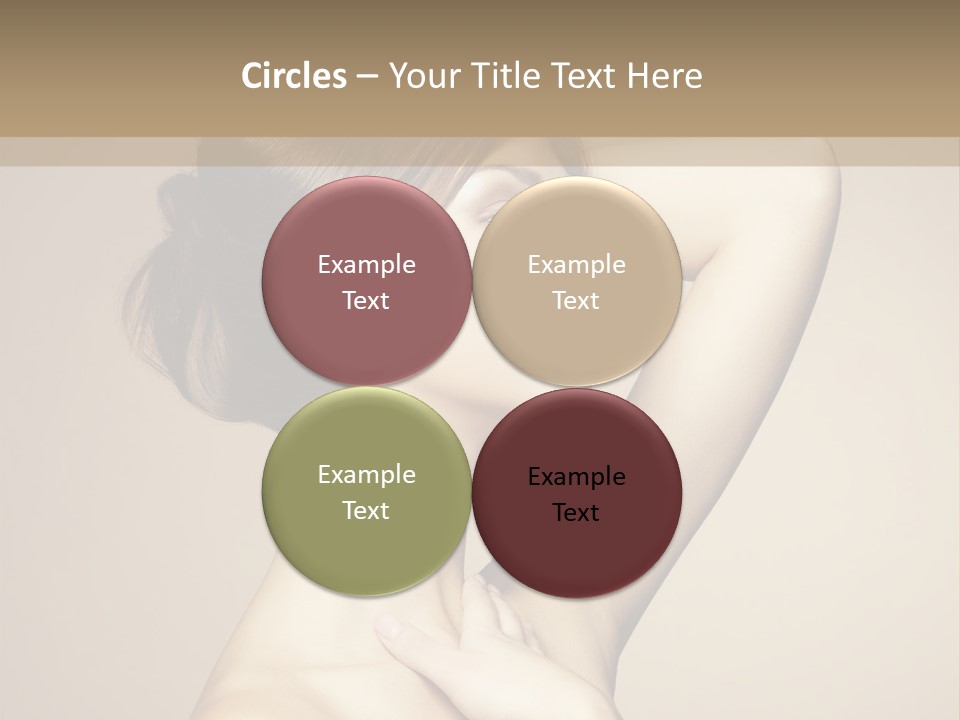 Woman Trend Face PowerPoint Template