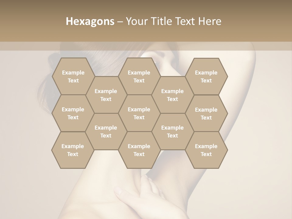 Woman Trend Face PowerPoint Template