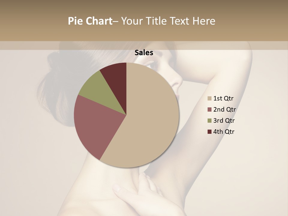 Woman Trend Face PowerPoint Template