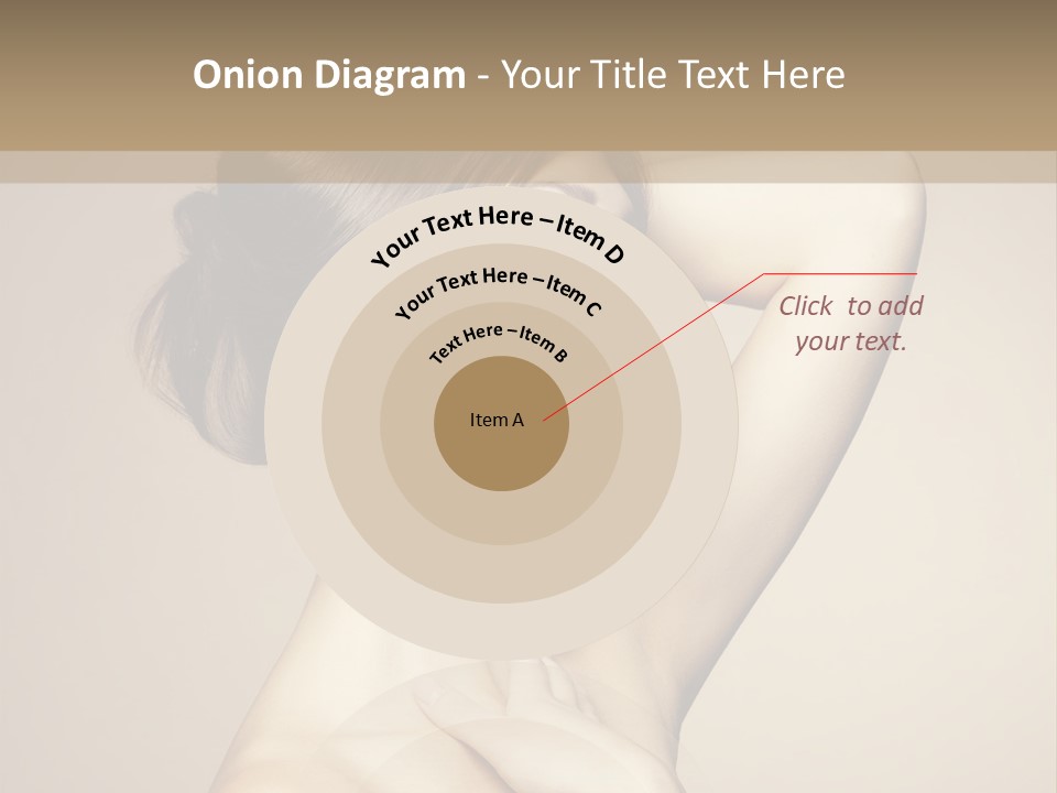 Woman Trend Face PowerPoint Template