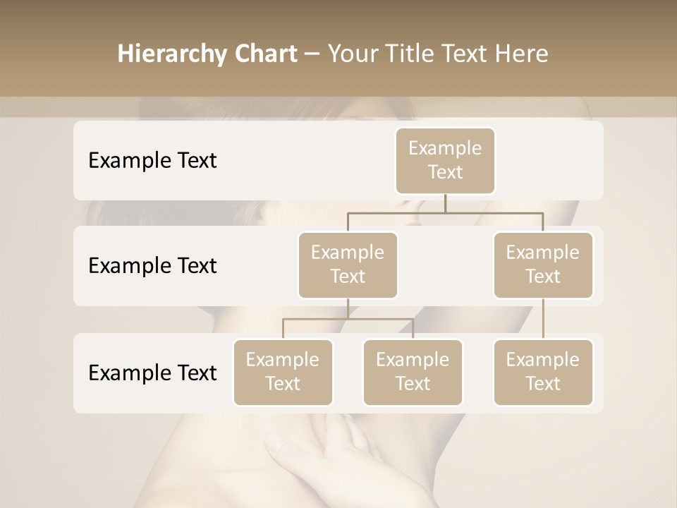 Woman Trend Face PowerPoint Template