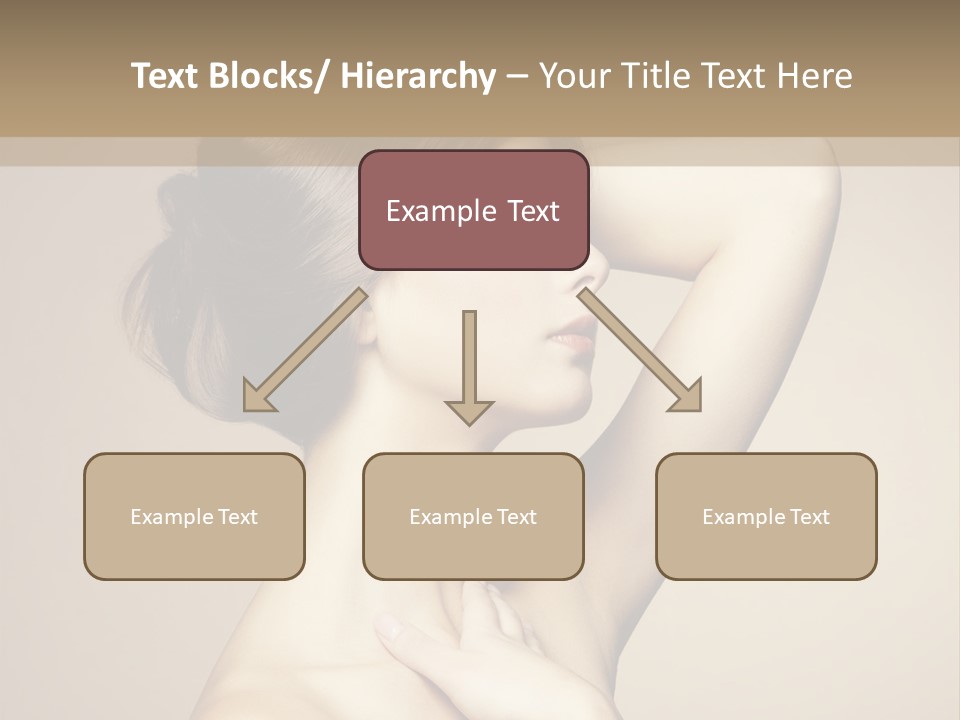 Woman Trend Face PowerPoint Template