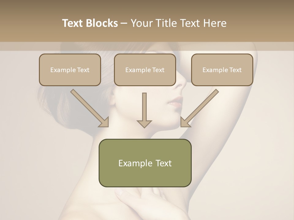 Woman Trend Face PowerPoint Template