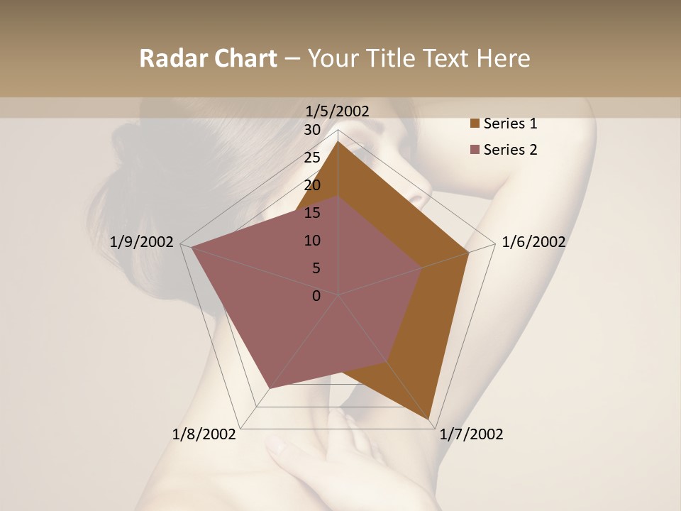 Woman Trend Face PowerPoint Template