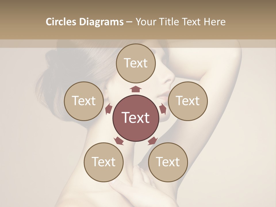 Woman Trend Face PowerPoint Template