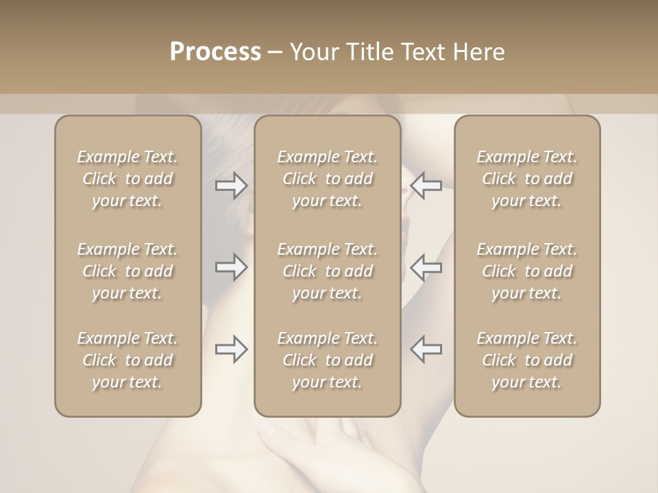 Woman Trend Face PowerPoint Template