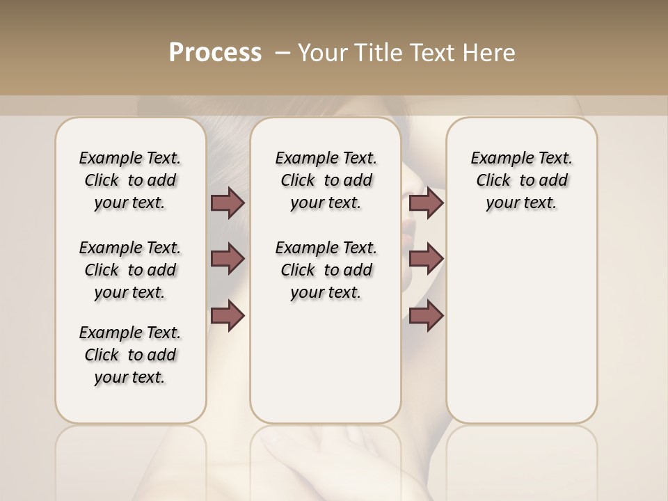 Woman Trend Face PowerPoint Template