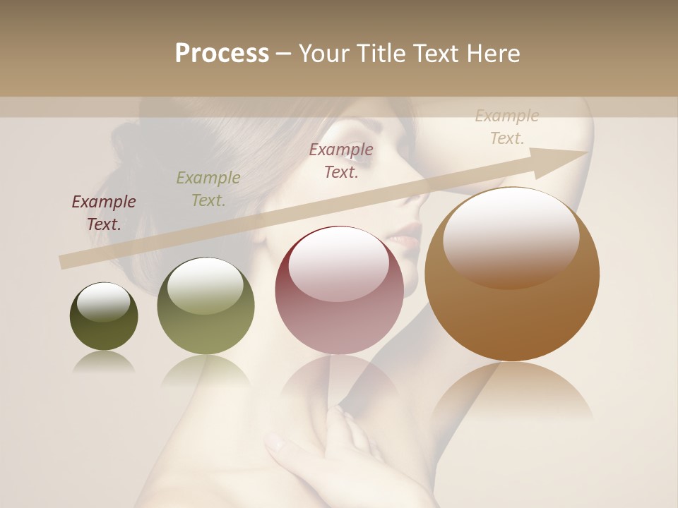 Woman Trend Face PowerPoint Template