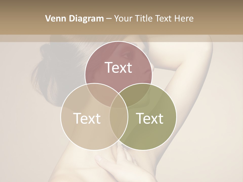 Woman Trend Face PowerPoint Template