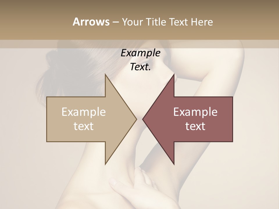 Woman Trend Face PowerPoint Template