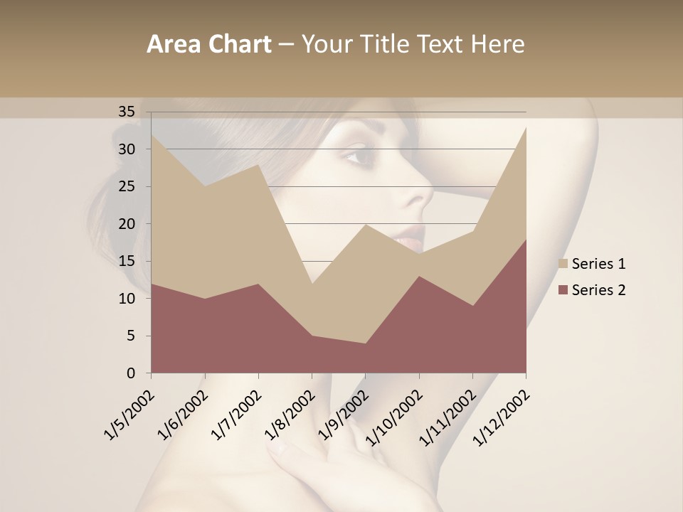 Woman Trend Face PowerPoint Template