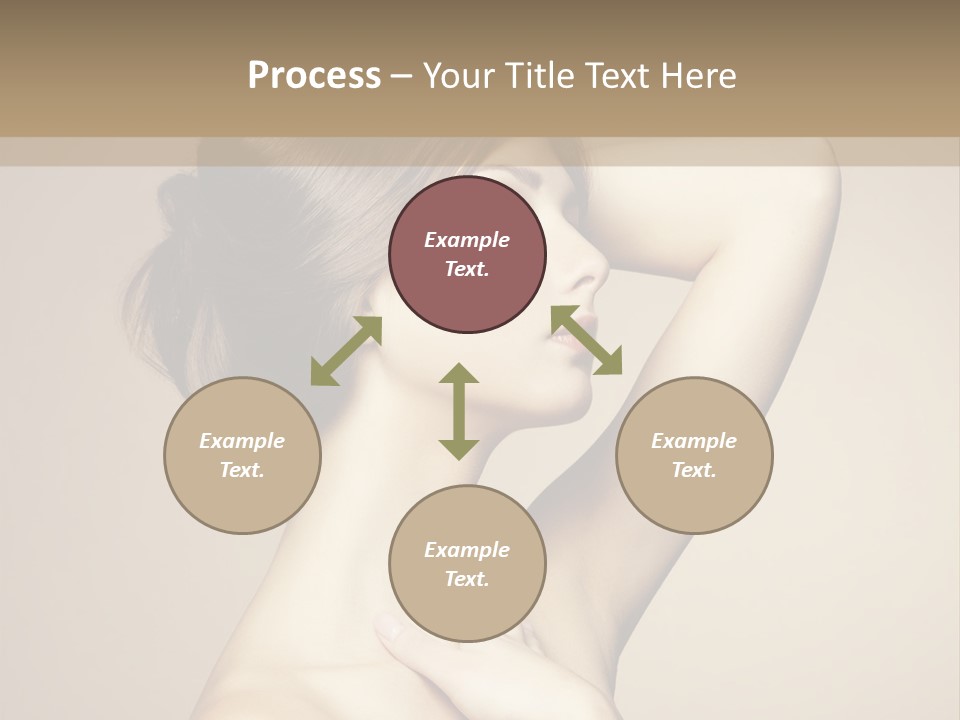 Woman Trend Face PowerPoint Template