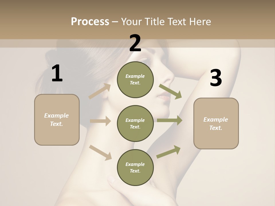 Woman Trend Face PowerPoint Template