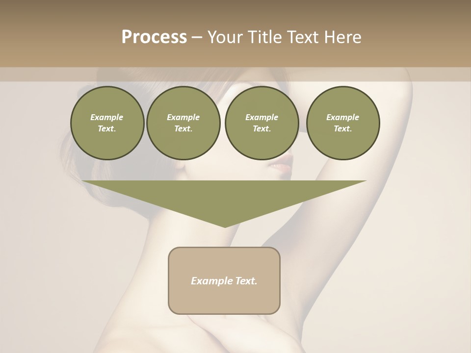 Woman Trend Face PowerPoint Template