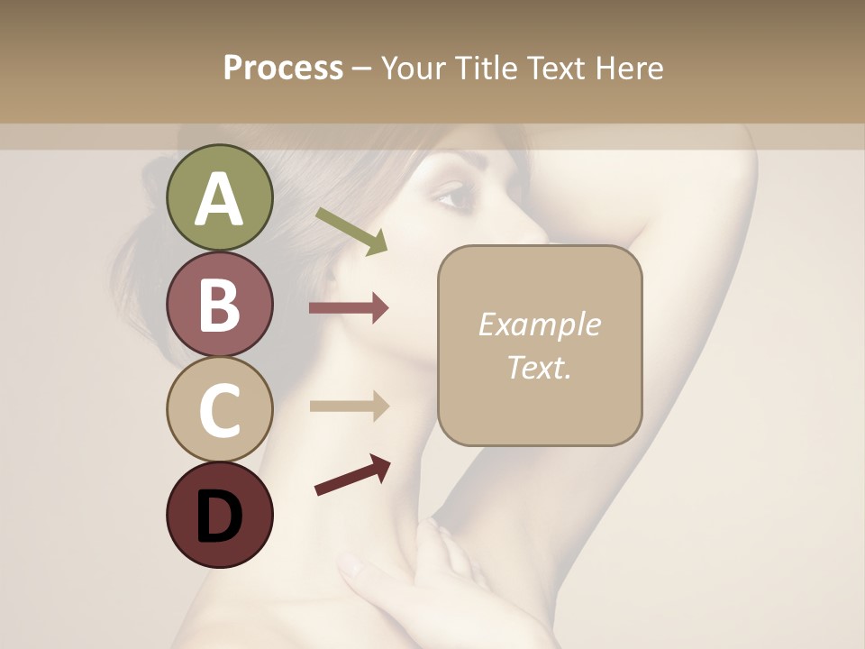 Woman Trend Face PowerPoint Template