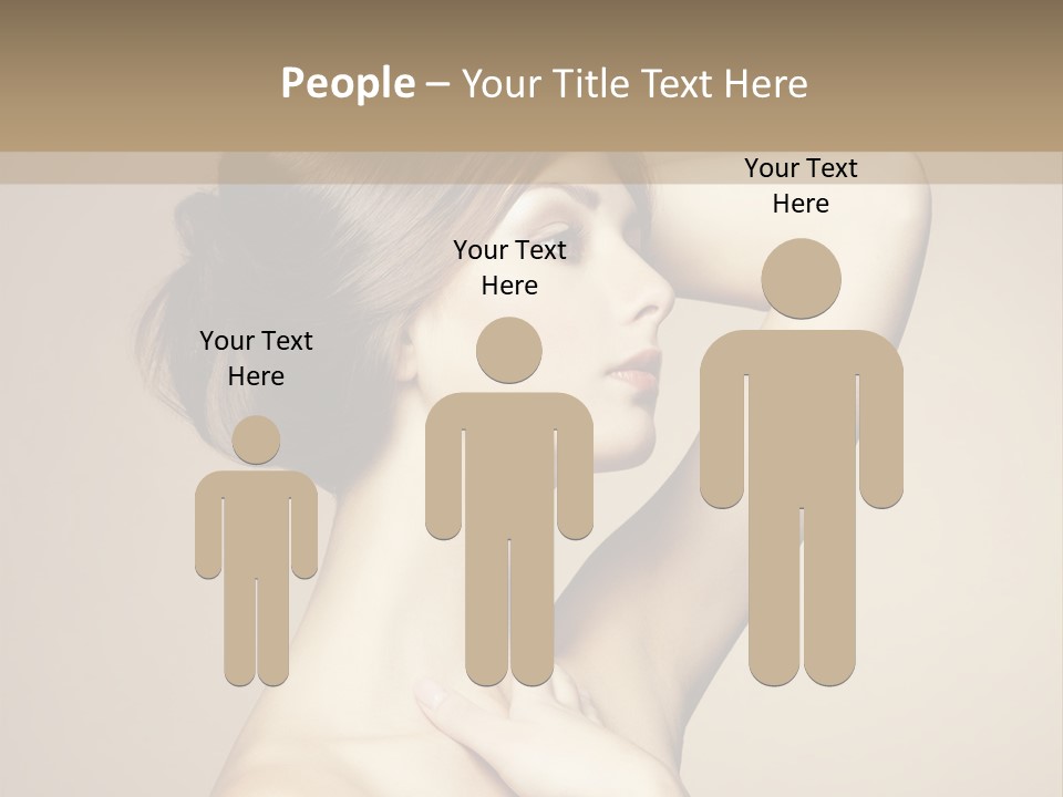 Woman Trend Face PowerPoint Template