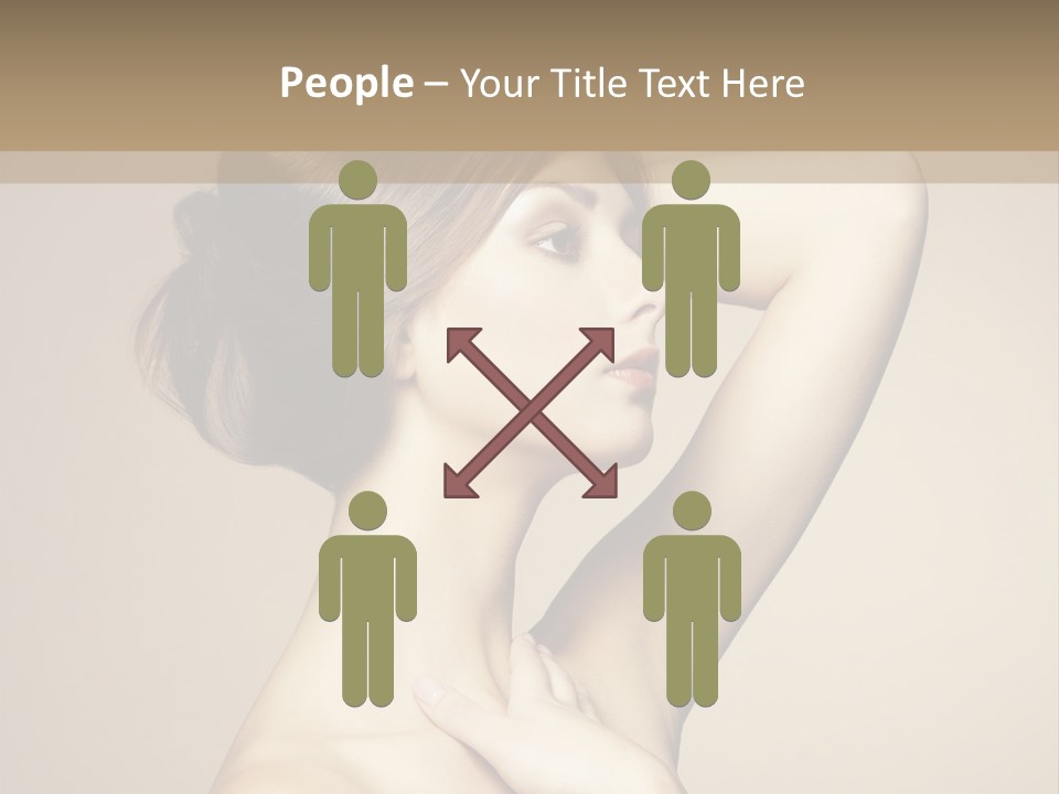 Woman Trend Face PowerPoint Template